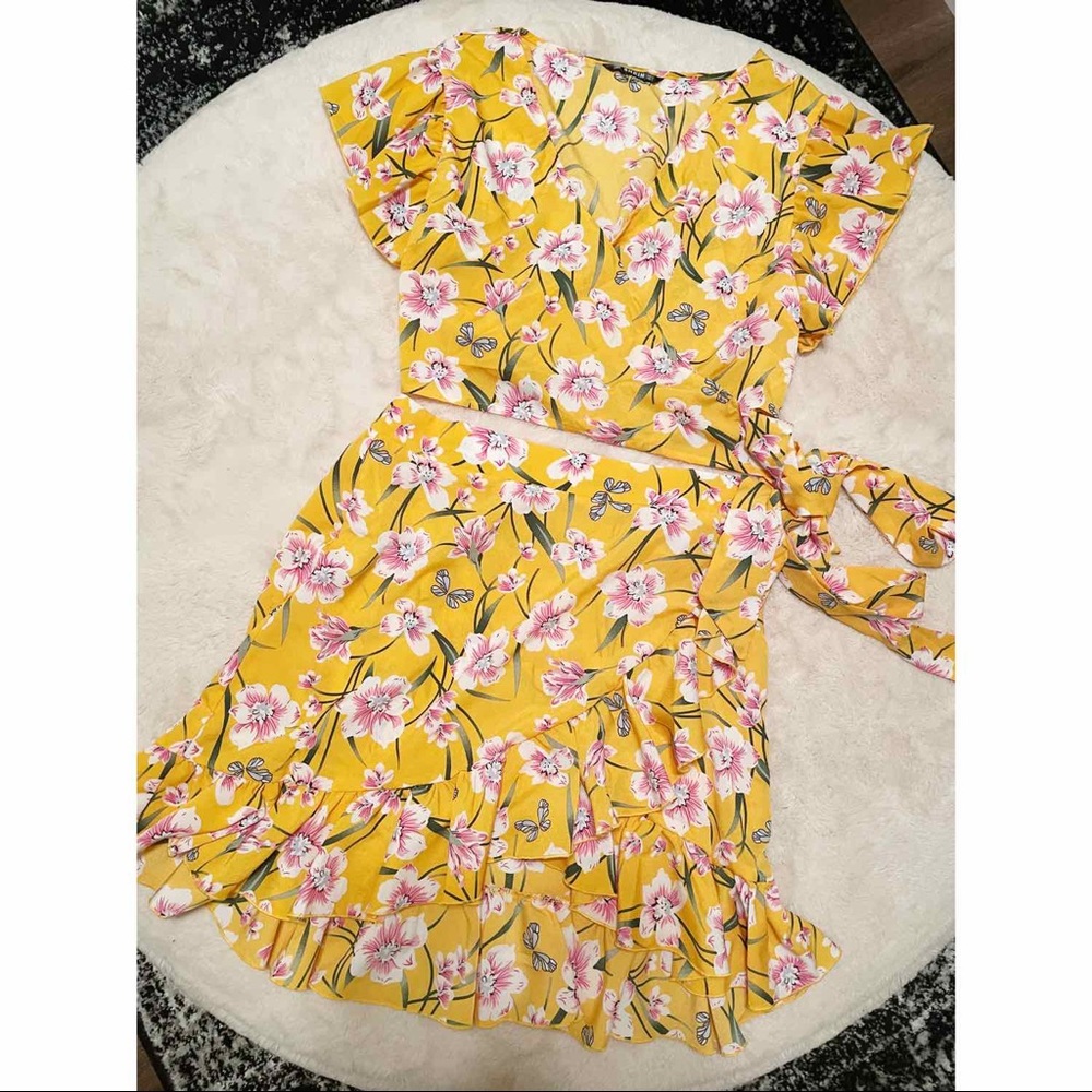 Yellow two piece set